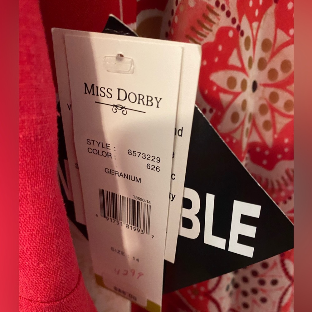 Miss Dorby skirt set size 14 pink Nwt - Picture 4 of 15